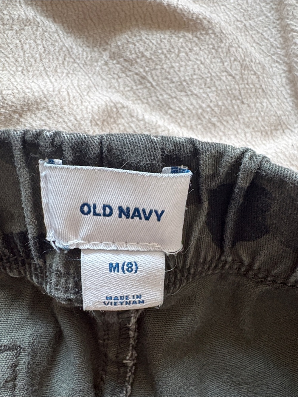Old Navy Boys' Camo Cargo Shorts - Green/Black - Picture 2 of 13